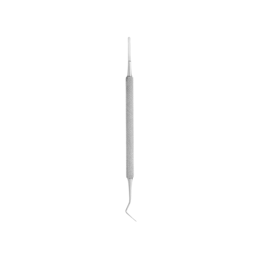 Zahnreiniger aus Edelstahl - doppelendig - Sonde und Spatel - Länge: ca. 13 cm