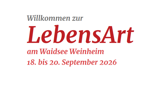 Weinheim - Lebensart am Waidsee vom 18.09 bis 20.09