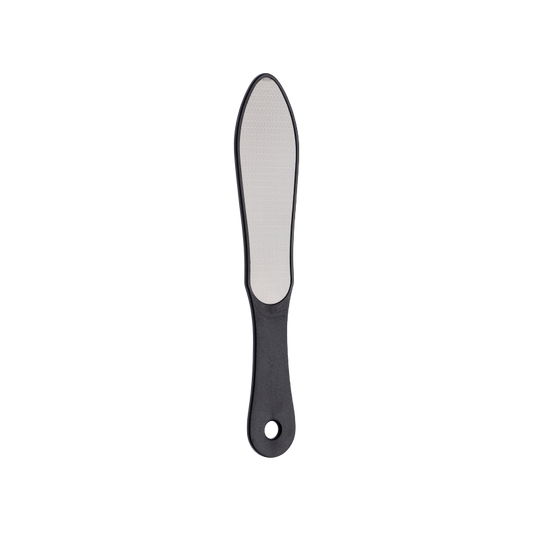 Fußfeile - Edelstahl - doppelseitig - grob und fein - Länge: 27 cm